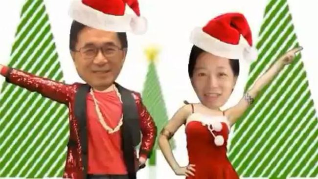 阿扁熱舞片　妻起立蹲開M腿超惹火！