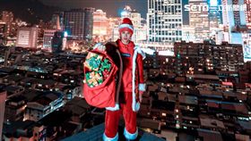 陳慕扮聖誕老人盼大家能夠記起兒時偶像聖誕老人情景。（圖／經紀人提供）