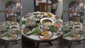 男網友到朋友家教做湯圓，順手煮了24道菜網傻眼。（圖／翻攝爆廢公社）