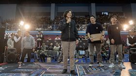 蔡英文總統23日出席第14屆「College High大學街舞高峰會」比賽。（圖／翻攝蔡英文臉書）