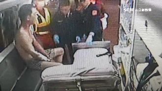 女友左胸刀傷　男辯：刀從上面掉下來