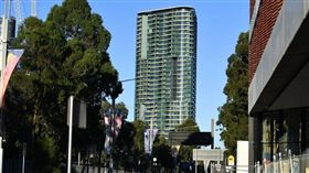 雪梨,澳洲,大樓,倒塌,怪聲,斷裂,封鎖,疏散,居民　圖／翻攝自推特　https://goo.gl/3y1qnB