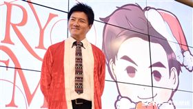 林威助首度在台辦見面會，扮成聖誕老公回饋球迷。（圖／主辦單位提供）