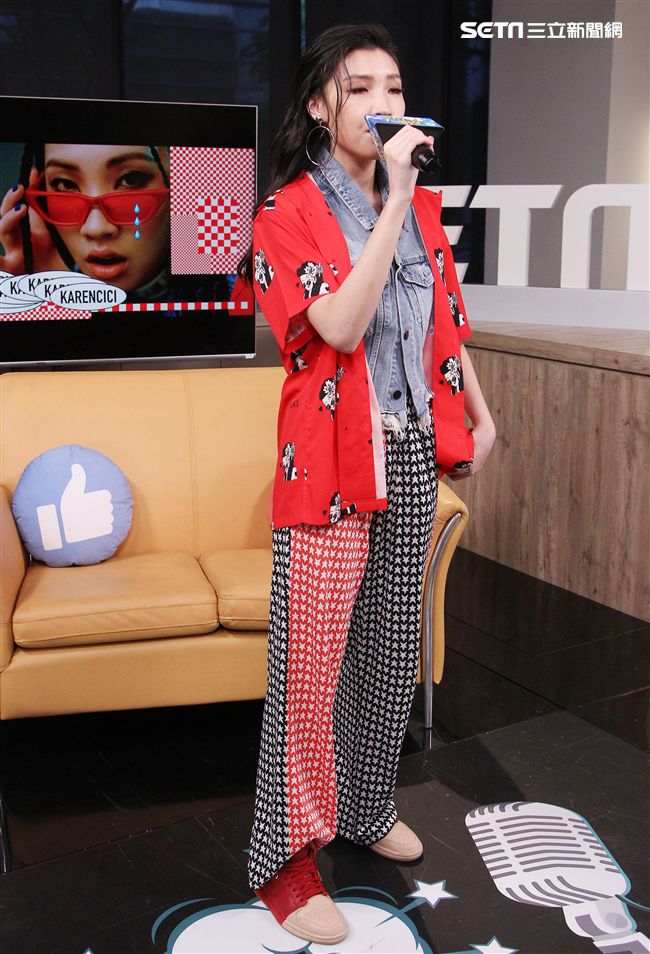 Karencici安安大明星。（記者邱榮吉/攝影）