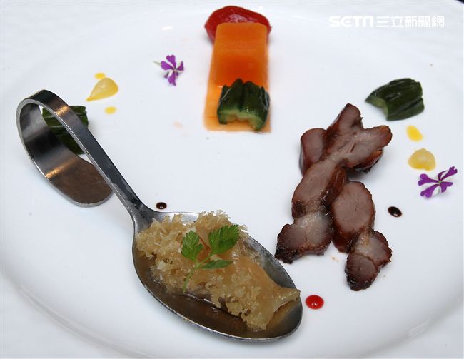 餐前小食。（記者邱榮吉/攝影）