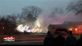 墜機,南達科他州,蘇瀑（圖／翻攝自KELOLAND News YouTube）