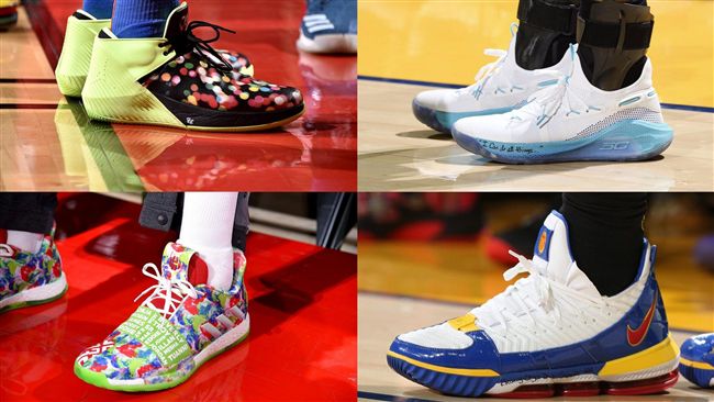 NBA／耶誕大戰　球星特製球鞋比靚