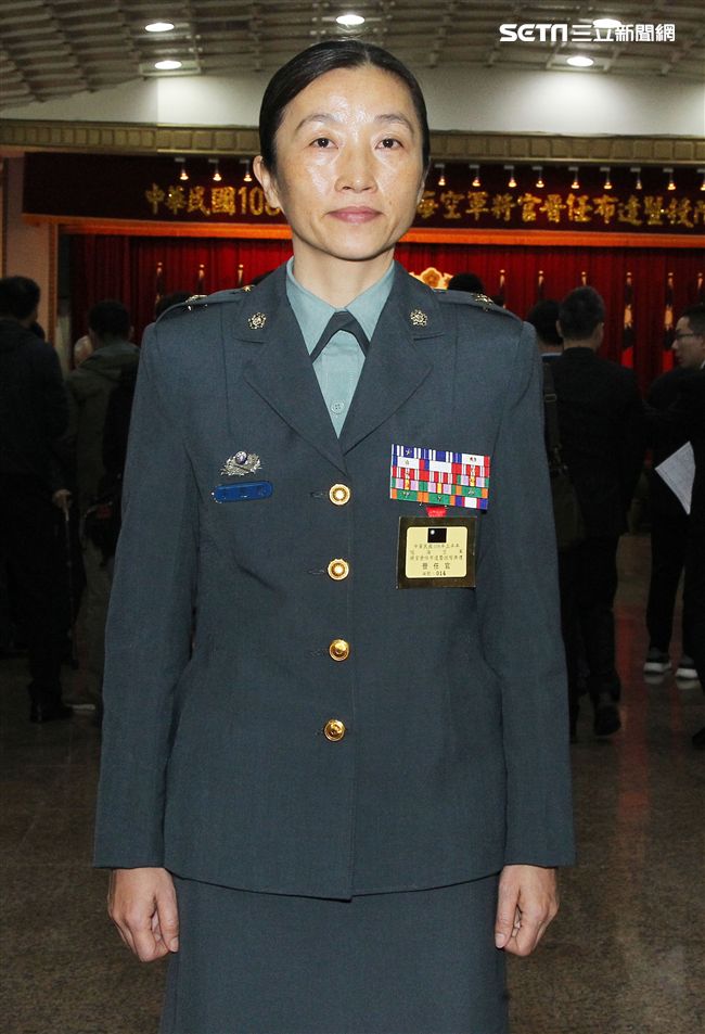 國軍第九位女將軍辜麗都，蔡英文總統上任第一位女將軍，任職馬防部政戰主任。（記者邱榮吉/攝影）