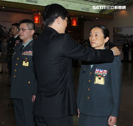 國軍第九位女將軍辜麗都，蔡英文總統上任第一位女將軍，任職馬防部政戰主任。（記者邱榮吉/攝影）