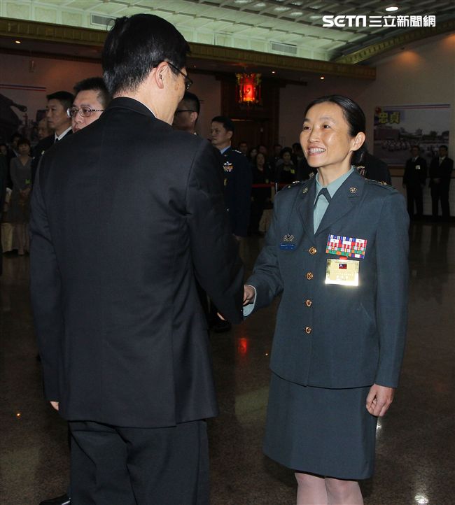 國軍第九位女將軍辜麗都，蔡英文總統上任第一位女將軍，任職馬防部政戰主任。（記者邱榮吉/攝影）
