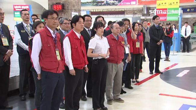 防堵豬瘟疫情　賴揆視察機場模擬演練