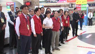 防堵豬瘟疫情　賴揆視察機場模擬演練