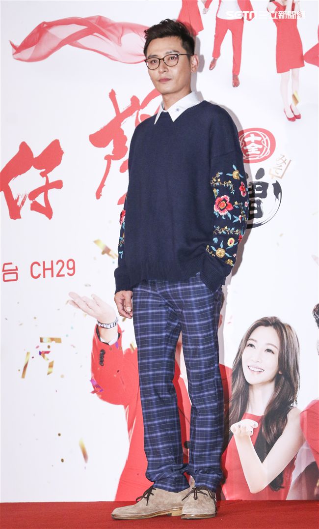 三立新八點台劇「炮仔聲」首映會，陳冠霖。（記者林士傑/攝影）