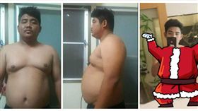 ▲肥仔不到半年減40公斤  網跪求方法（圖／翻攝自泰國網臉書）