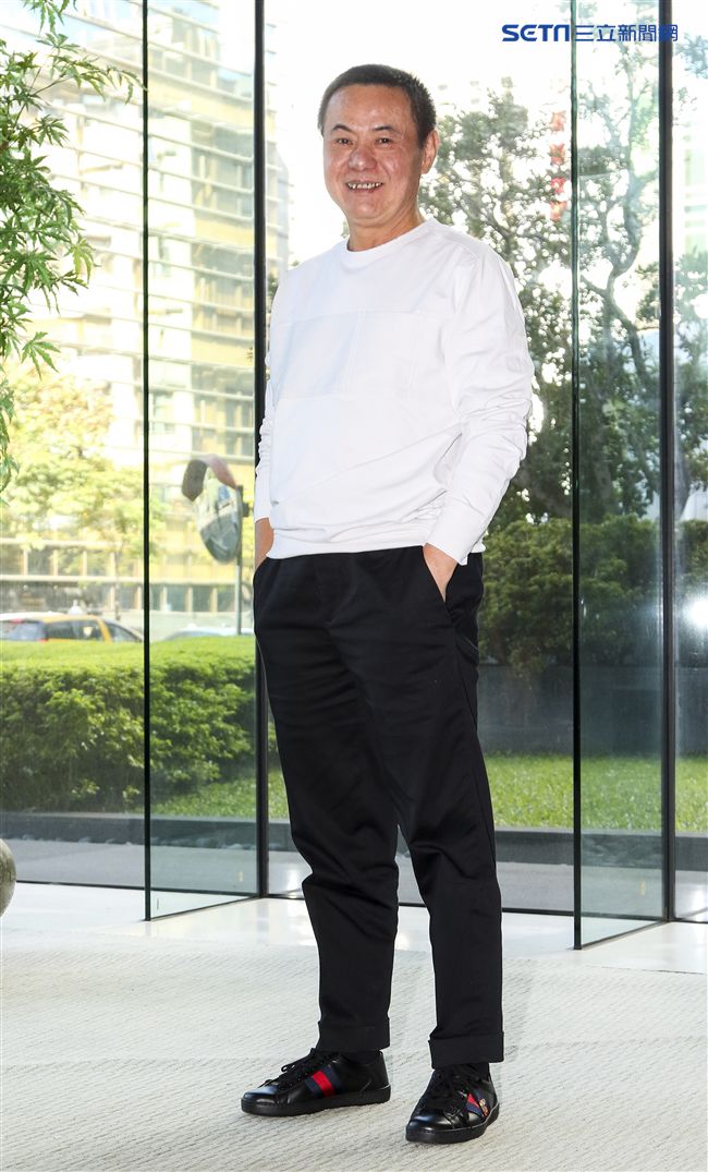 三立新八點華劇「必勝大丈夫」前世情人真心話記者會，蔡振南。（記者林士傑/攝影）