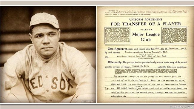 MLB／99年前　紅襪賣貝比魯斯