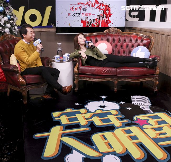 三立炮仔聲陳子玄安安大明星。（記者林士傑/攝影）