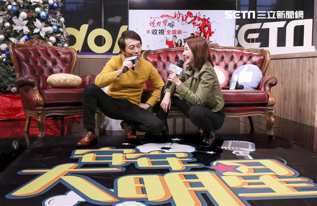 三立炮仔聲陳子玄安安大明星。（記者林士傑/攝影）
