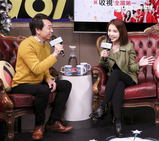 三立炮仔聲陳子玄安安大明星。（記者林士傑/攝影）