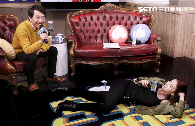 三立炮仔聲陳子玄安安大明星。（記者林士傑/攝影）