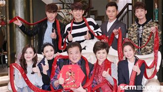 炮仔聲／首播開紅盤！演員披鞭炮慶功