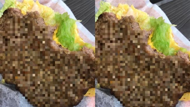 她買大陸漢堡肉嚇歪　網：豬生病了…