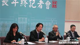 行政院長賴清德舉行年終記者會。（圖／記者盧素梅攝）