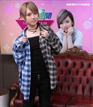 日本AV女優椎名空娛樂星聞直播。（記者邱榮吉/攝影）