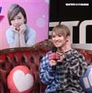 日本AV女優椎名空娛樂星聞直播。（記者邱榮吉/攝影）