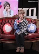 日本AV女優椎名空娛樂星聞直播。（記者邱榮吉/攝影）