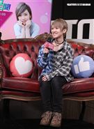 日本AV女優椎名空娛樂星聞直播。（記者邱榮吉/攝影）