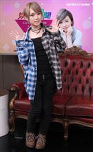 日本AV女優椎名空娛樂星聞直播。（記者邱榮吉/攝影）