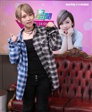 日本AV女優椎名空娛樂星聞直播。（記者邱榮吉/攝影）