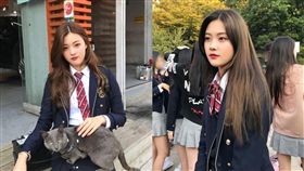 韓國,女高中生,규연,正妹,美腿　圖／翻攝自규연_IG