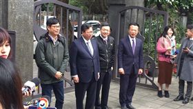 ▲陳其邁、鄭文燦、翁章梁陪同卓榮泰出席與民進黨青壯世代的座談會。（圖／記者林仕祥攝）