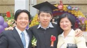 賴清德夫人吳玫如、大兒子賴廷與
圖／資料照