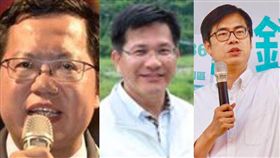 國民黨草協聯盟發起人李正皓在臉書表示，未來桃園市長鄭文燦、前台中市長林佳龍、選高市長失利的陳其邁的「真龍脈（鄭龍邁）」連線，才是國民黨未來十年，乃至於二十年最大的對手。組合圖,臉書