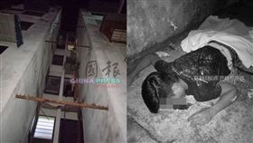 姦情,馬來西亞,墜樓,爬窗,躲避,意外,　圖／翻攝自馬來西亞《中國報》