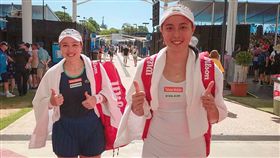 ▲詹詠然與妹妹詹皓晴再度聯手出征。（圖／劉雪貞提供）