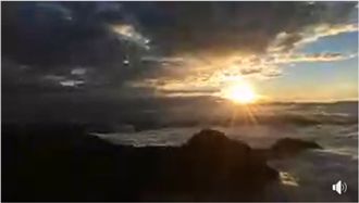 26分全紀錄！今年玉山最後一道夕陽