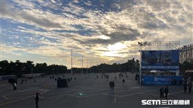 麗寶樂園的夕陽