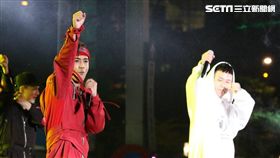 台北跨年：鼓鼓、蕭秉治
圖／記者林士傑攝影