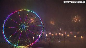 全台最久!義大999秒煙火秀迎新年