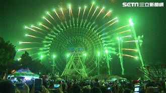 劍湖山煙火放8分8秒　照耀雲林夜空