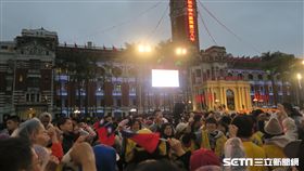 總統府元旦升旗典禮。（圖／記者盧素梅攝）