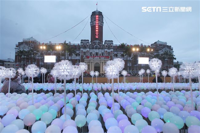 中華民國108年元旦升旗典禮。（記者邱榮吉/攝影）