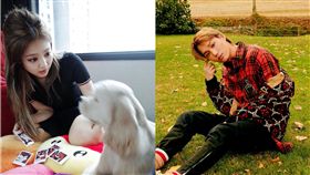 JENNIE,KAI／翻攝自BLACKPINK、KAI IG