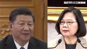 習近平,蔡英文組圖,資料照