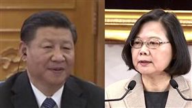 習近平,蔡英文組圖,資料照
