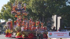 美國玫瑰花車迎新年  台灣之聲獲國際